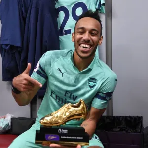 Arsenal FC Aubameyang Golden Boot Print