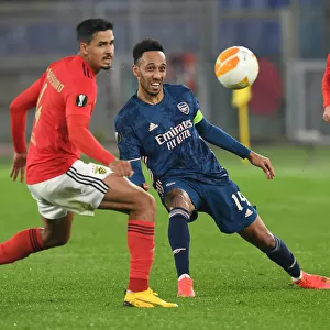 Arsenal's Aubameyang Clashes with Benfica's Verissimo in Europa League Showdown