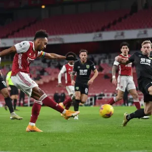Arsenal's Aubameyang Faces Off Against Burnley's Taylor: Premier League Showdown at Emirates Stadium