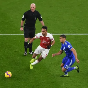 Arsenal's Aubameyang Faces Off Against Cardiff's Peltier in Premier League Clash Arsenal's Aubameyang Faces Off Against Cardiff's Peltier in Premier League Clash