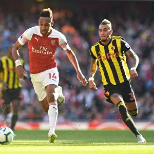 Arsenal's Aubameyang Faces Off Against Watford's Pereyra in Premier League Clash