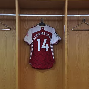 Arsenal's Aubameyang Gears Up for Battle in Emirates Changing Room Ahead of Arsenal vs. West Ham