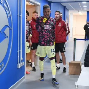 Arsenal's Aubameyang Gears Up for Premier League Battle against Brighton & Hove Albion