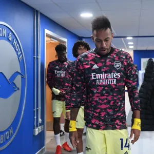 Arsenal's Aubameyang Gears Up for Premier League Clash against Brighton & Hove Albion