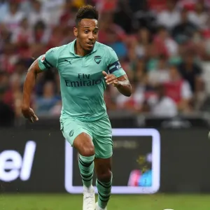 Arsenal FC Print of Pierre-Emerick Aubameyang Arsenal FC Print of Pierre-Emerick Aubameyang
