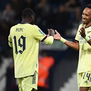 Arsenal's Aubameyang and Pepe Shine: Brilliant Goals Lead Arsenal to Carabao Cup Victory Over West Brom