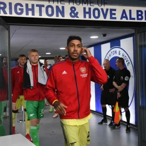Arsenal's Aubameyang Prepares for Brighton Showdown in Premier League
