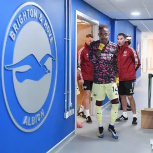 Arsenal's Aubameyang Prepares for Premier League Clash against Brighton & Hove Albion