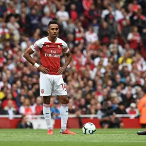 Arsenal's Aubameyang and Ramsey in Action against Manchester City (2018-19)