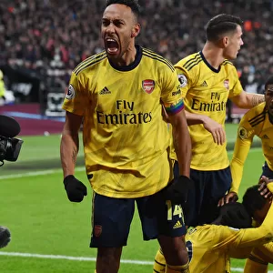 Arsenal's Aubameyang Scores Brace: Arsenal's Victory Against West Ham United in Premier League (December 2019)
