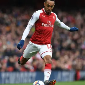 Arsenal FC Print: Pierre-Emerick Aubameyang Goal Against Stoke City Arsenal FC Print: Pierre-Emerick Aubameyang Goal Against Stoke City
