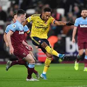 Arsenal's Aubameyang Scores Dramatically in Arsenal vs. West Ham United, Premier League 2019-20