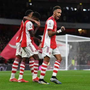 Arsenal's Aubameyang Scores First Goal in 2021-22 Premier League: Arsenal vs. Aston Villa Arsenal's Aubameyang Scores First Goal in 2021-22 Premier League: Arsenal vs. Aston Villa