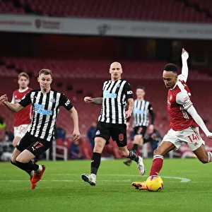 Arsenal's Aubameyang Scores First Goal in Empty Emirates: Arsenal vs. Newcastle (2020-21)