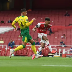 Arsenal's Aubameyang Scores Third Goal Against Norwich City (2019-20)