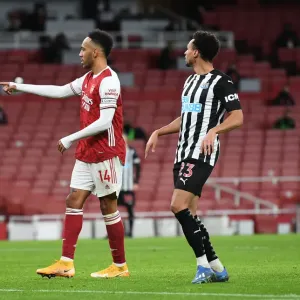 Arsenal's Aubameyang Scores Third Goal vs. Newcastle United (2021)