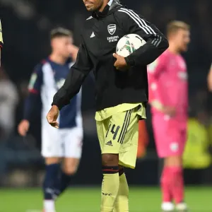 Arsenal's Aubameyang Scores Hat-Trick in Carabao Cup Victory over West Bromwich Albion Arsenal's Aubameyang Scores Hat-Trick in Carabao Cup Victory over West Bromwich Albion