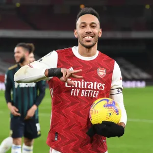 Arsenal's Aubameyang Scores Hat-Trick Against Leeds United in Premier League Arsenal's Aubameyang Scores Hat-Trick Against Leeds United in Premier League