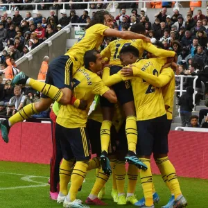 Arsenal's Aubameyang Scores in Newcastle Victory: Guendouzi and Mkhitaryan Celebrate Arsenal's Aubameyang Scores in Newcastle Victory: Guendouzi and Mkhitaryan Celebrate