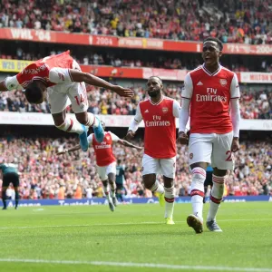 Arsenal's Aubameyang Scores Second Goal Against Burnley in 2019-20 Premier League Arsenal's Aubameyang Scores Second Goal Against Burnley in 2019-20 Premier League