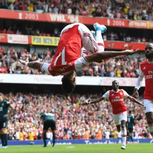 Arsenal's Aubameyang Scores Second Goal Against Burnley in 2019-20 Premier League Arsenal's Aubameyang Scores Second Goal Against Burnley in 2019-20 Premier League