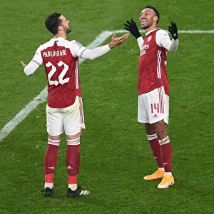 Arsenal's Aubameyang Scores Second Goal Against Newcastle United in FA Cup Third Round