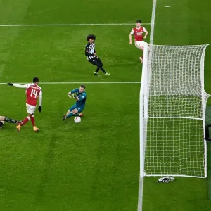 Arsenal's Aubameyang Scores Second Goal vs. Newcastle United in FA Cup Third Round Arsenal's Aubameyang Scores Second Goal vs. Newcastle United in FA Cup Third Round