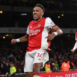 Arsenal's Aubameyang Scores Second Goal vs. Aston Villa (2021-22) Arsenal's Aubameyang Scores Second Goal vs. Aston Villa (2021-22)