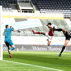 Arsenal's Aubameyang Scores in Empty St. James Park: Arsenal Triumph Over Newcastle in the 2021-22 Premier League