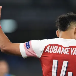 Arsenal's Aubameyang Shines in UEFA Europa League Quarterfinals: Napoli vs. Arsenal (2018-19)