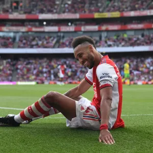 Arsenal's Aubameyang Stars: Arsenal vs. Norwich City (2021-22) Arsenal's Aubameyang Stars: Arsenal vs. Norwich City (2021-22)