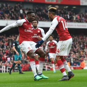 Arsenal's Aubameyang and Welbeck: Unstoppable Scoring Duo Celebrate First Goal vs Southampton (2017-18)