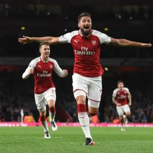 Arsenal's August Dominance: Olivier Giroud's Brace vs. Leicester City (2017)