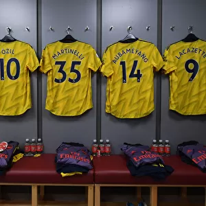 Arsenal's Away Changing Room at Burnley's Turf Moor Ahead of Premier League Clash