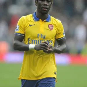 Arsenal's Bacary Sagna in Action against Fulham in 2013-14 Premier League Arsenal's Bacary Sagna in Action against Fulham in 2013-14 Premier League