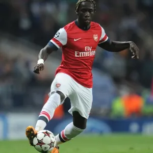 Arsenal's Bacary Sagna in Action against Napoli, UEFA Champions League 2013-14 Arsenal's Bacary Sagna in Action against Napoli, UEFA Champions League 2013-14