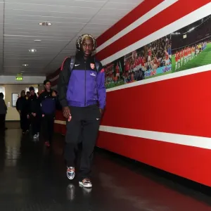 Arsenal's Bacary Sagna Celebrates in Arsenal's 5-2 Victory Over Tottenham Hotspur at Emirates Stadium (2012) Arsenal's Bacary Sagna Celebrates in Arsenal's 5-2 Victory Over Tottenham Hotspur at Emirates Stadium (2012)