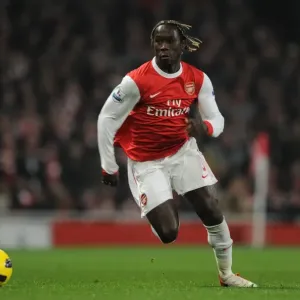 Arsenal's Bacary Sagna Celebrates Win Against Everton in Premier League, Emirates Stadium Arsenal's Bacary Sagna Celebrates Win Against Everton in Premier League, Emirates Stadium