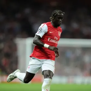 Arsenal's Bacary Sagna Scores in 2:1 Victory over Olympiacos in UEFA Champions League Group F at Emirates Stadium (September 28, 2011)