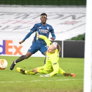 Arsenal's Balogun Scores Fourth in Europa League Thrashing of Dundalk Arsenal's Balogun Scores Fourth in Europa League Thrashing of Dundalk