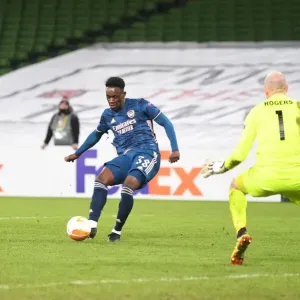 Arsenal's Balogun Scores Historic Four-Goal Haul in Europa League Victory over Dundalk Arsenal's Balogun Scores Historic Four-Goal Haul in Europa League Victory over Dundalk