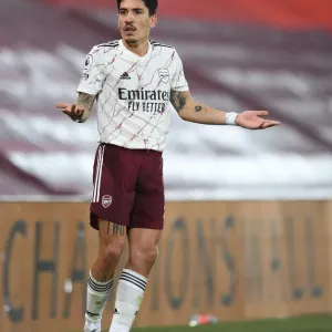 Arsenal FC Print: Bellerin at Empty Anfield Arsenal FC Print: Bellerin at Empty Anfield