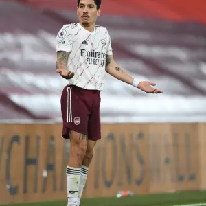 Arsenal FC Print: Bellerin at Empty Anfield Arsenal FC Print: Bellerin at Empty Anfield
