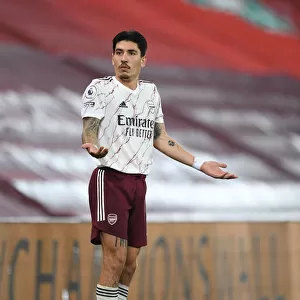 Arsenal's Bellerin Faces Liverpool in Empty Anfield (2020-21 Premier League)