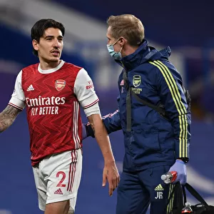 Arsenal's Bellerin Suffers Injury, Forced Off Against Chelsea (2020-21 Premier League)