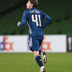 Arsenal's Ben Cottrell in Action against Dundalk FC in UEFA Europa League