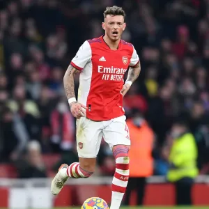 Arsenal's Ben White in Action: Arsenal vs. Burnley, Premier League 2021-22