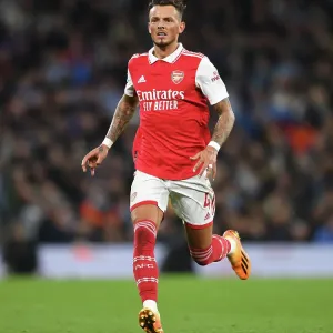 Arsenal's Ben White Faces Manchester City in Premier League Showdown (2022-23) Arsenal's Ben White Faces Manchester City in Premier League Showdown (2022-23)
