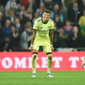 Arsenal's Ben White Faces Newcastle United in Premier League Showdown (2021-22) Arsenal's Ben White Faces Newcastle United in Premier League Showdown (2021-22)