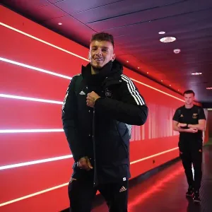 Arsenal's Ben White Geared Up for Arsenal vs. Newcastle United Clash in Premier League (January 2023) Arsenal's Ben White Geared Up for Arsenal vs. Newcastle United Clash in Premier League (January 2023)